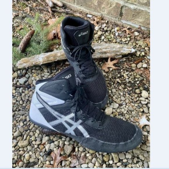 Asics Other - Asics Men Black White Matflex Wrestling Shoe 11.5